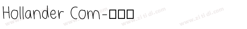 Hollander Com字体转换